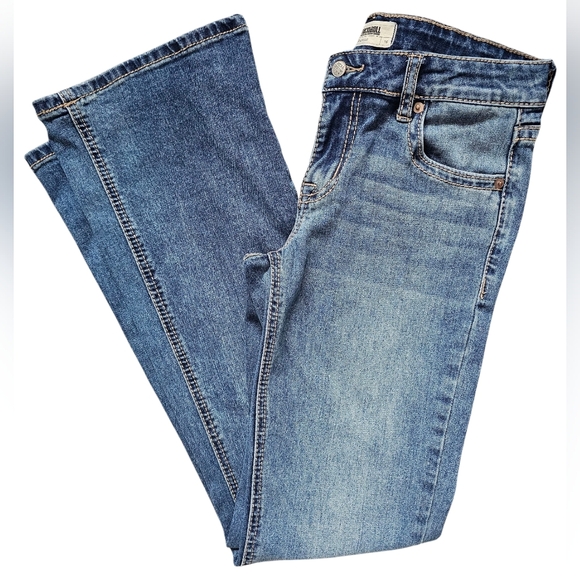 Rock & Roll Girls Bootcut jeans, with adjustable elastic waistband, size 16 - Picture 3 of 12